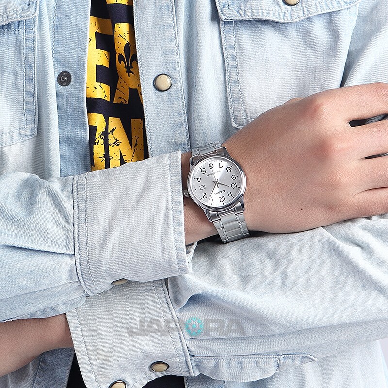 ของแท้ นาฬิกาข้อมือ Casio ผู้ชาย รุ่น MTP-V002 สายสแตนเลส รูปที่ 5