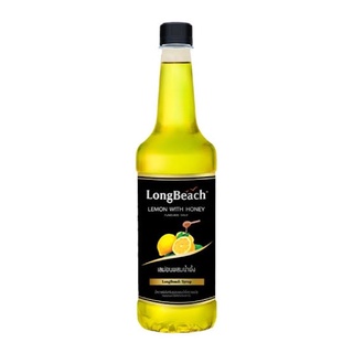 ลองบีช ไซรัป เลม่อนผสมน้ำผึ้ง (LongBeach Lemon Honey Syrup) ปริมาตรสุทธิ 740 มล.