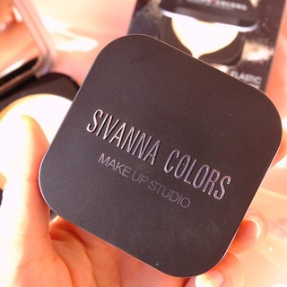 SIVANNA COLORS HF6007 ELASTIC MOUSSE POWDER PRESSED POWDER แป้งเนื้อดินน้ำมัน