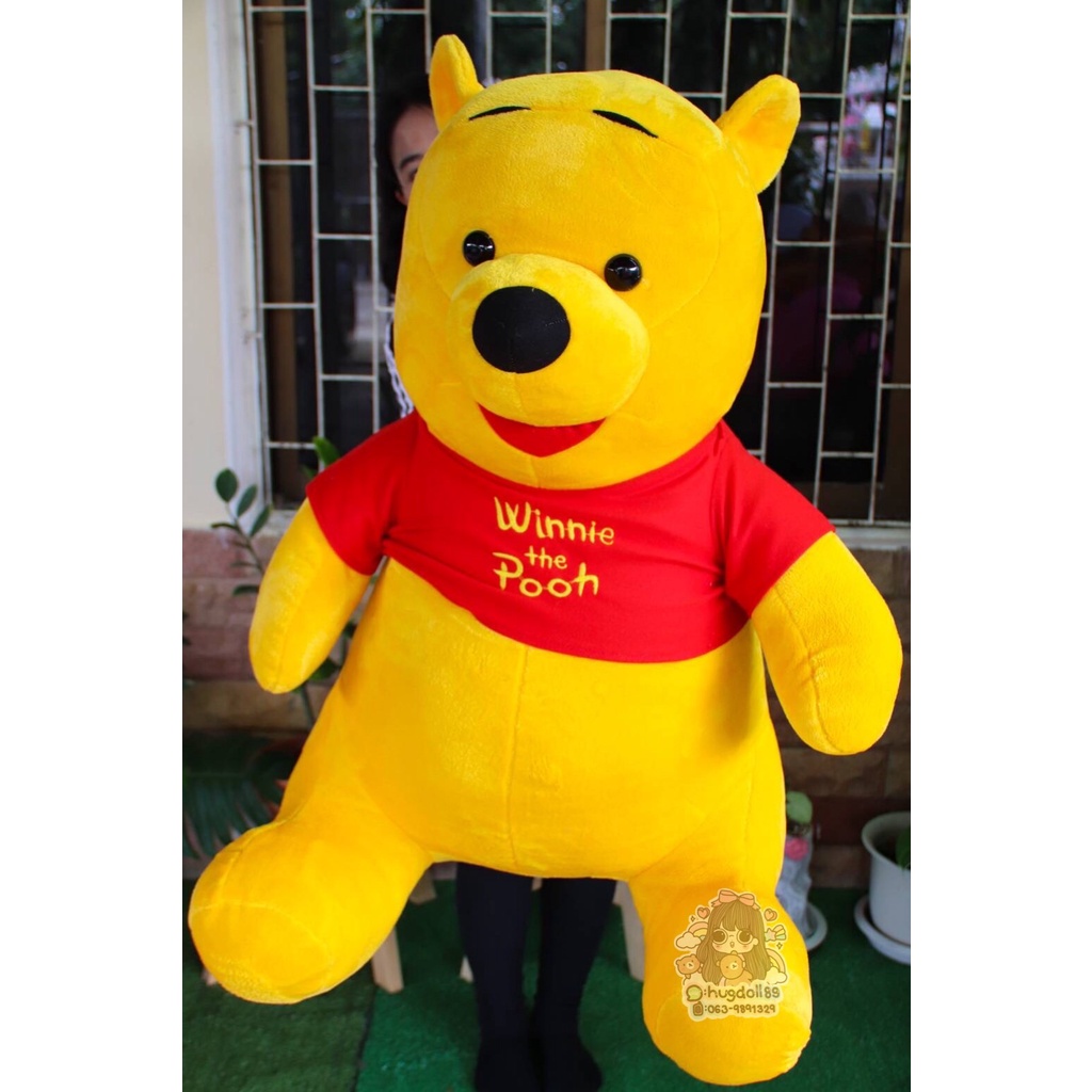 ตุ๊กตาหมีพูห์ หมีพูห์พุงอ้วนตัวใหญ่ผ้านุ่มทั้งตัวน่ารักน่ากอด💛