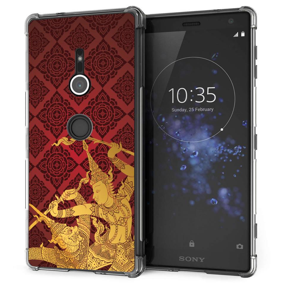 เคส สำหรับ Sony Xperia XZ2 Culture Series 3D Anti-Shock Protection TPU Case [CT001]