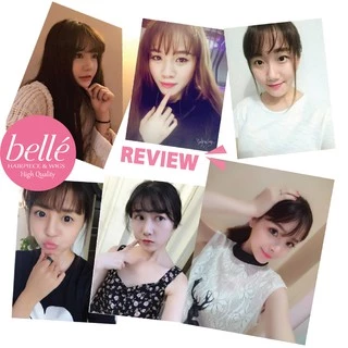 พร้อมส่ง 💖 🇹🇭 BELLE แฮร์พีช หน้าม้า ซีทรู มีจอน สไตล์เกาหลี รีวิวสินค้าจริง ผมปลอม