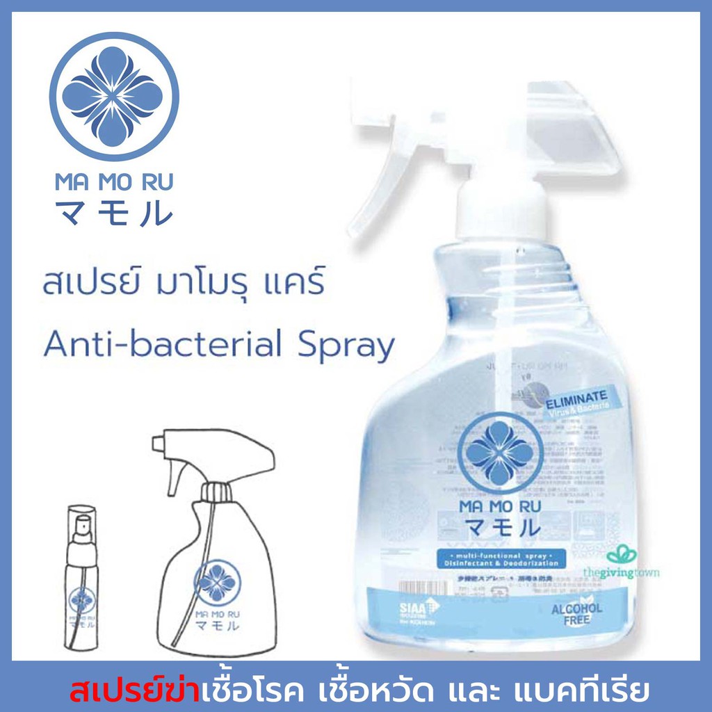 Mamoru Spray มาโมรุ แคร์ สเปรย์อเนกประสงค์ จากญี่ปุ่น - Mamoru Care เช็ดมือถือ ปลอดภัยต่อเด็ก