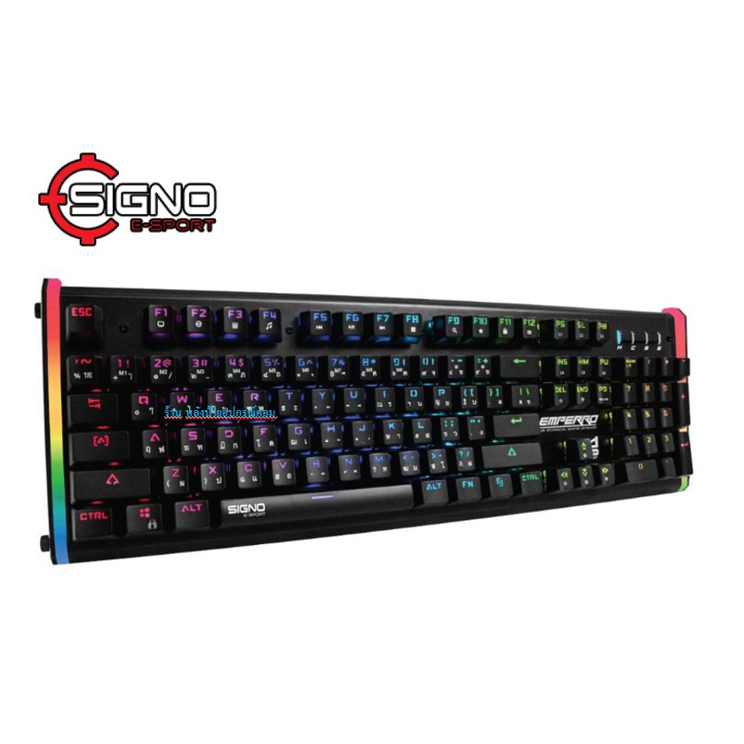 SIGNO E-Sport RGB Mechanical Gaming Keyboard รุ่น EMPERRO KB-770 (ประกันศูนย์ 2ปี)