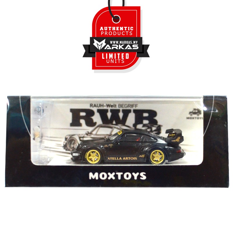 TIME MICRO X MOXTOYS 1/64 RWB STELLA ARTOIS พร้อมฟิกเกอร์ผู้หญิง