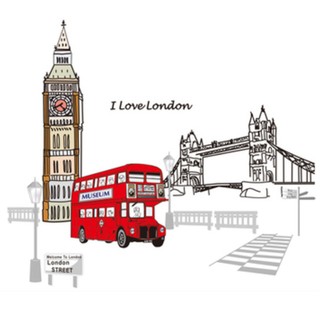 wall Sticker ลาย I love London