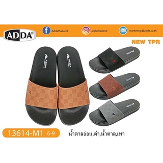 [ลูกค้าใหม่ราคา 1 บาท]🍀ADDA รองเท้าแตะลำลองแบบสวม รุ่น 13614 M1🍀 ADDA แท้ 100% (ไซส์ 6-9)