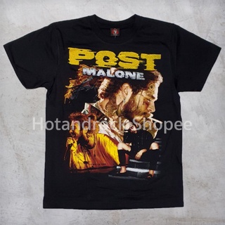 เสื้อยืดโอเวอร์ไซส์เสื้อวงPost Malone TDM 1833 HotandrockS-3XL