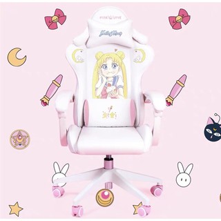 (Preorder10-12วัน) เก้าอี้เล่นเกมส์ Gaming Chair เก้าอี้ทำงาน ลายการ์ตูน Sailor Moon น่ารักมาก