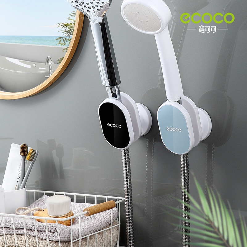 ECOCO ที่แขวนฝักบัว หัวฝักบัวอาบน้ํา ไม่ต้องเจาะ อุปกรณ์เสริมห้องน้ํา E2127