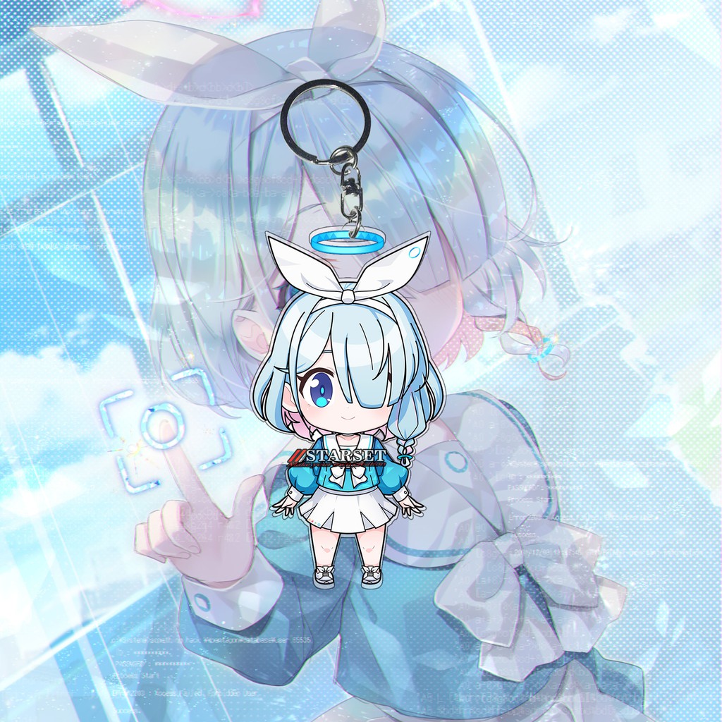 พวงกุญแจ GANTUNGAN Blue Archive Alona - พวงกุญแจ - พวงกุญแจ - พวงกุญแจ - อะนิเมะ - เกม