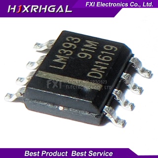 วงจรรวม SMD LM393DR LM393 SOP8 SOP LM393DT LM393DR2G 100 ชิ้น