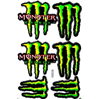 MONSTER สติกเกอร์ขายดี สติกเกอร์แต่ง รถมอเตอร์ไซค์ บิ๊กไบค์ รถยนต์ Car สติกเกอร์คุณภาพดีสติกเกอร์ยอดฮิต ติดแล้วเท่ดูดีมี