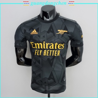 【Player Issue】เสื้อกีฬาแขนสั้น ลายทีมชาติฟุตบอล Arsenal Jersey 22-23 ชุดเยือน