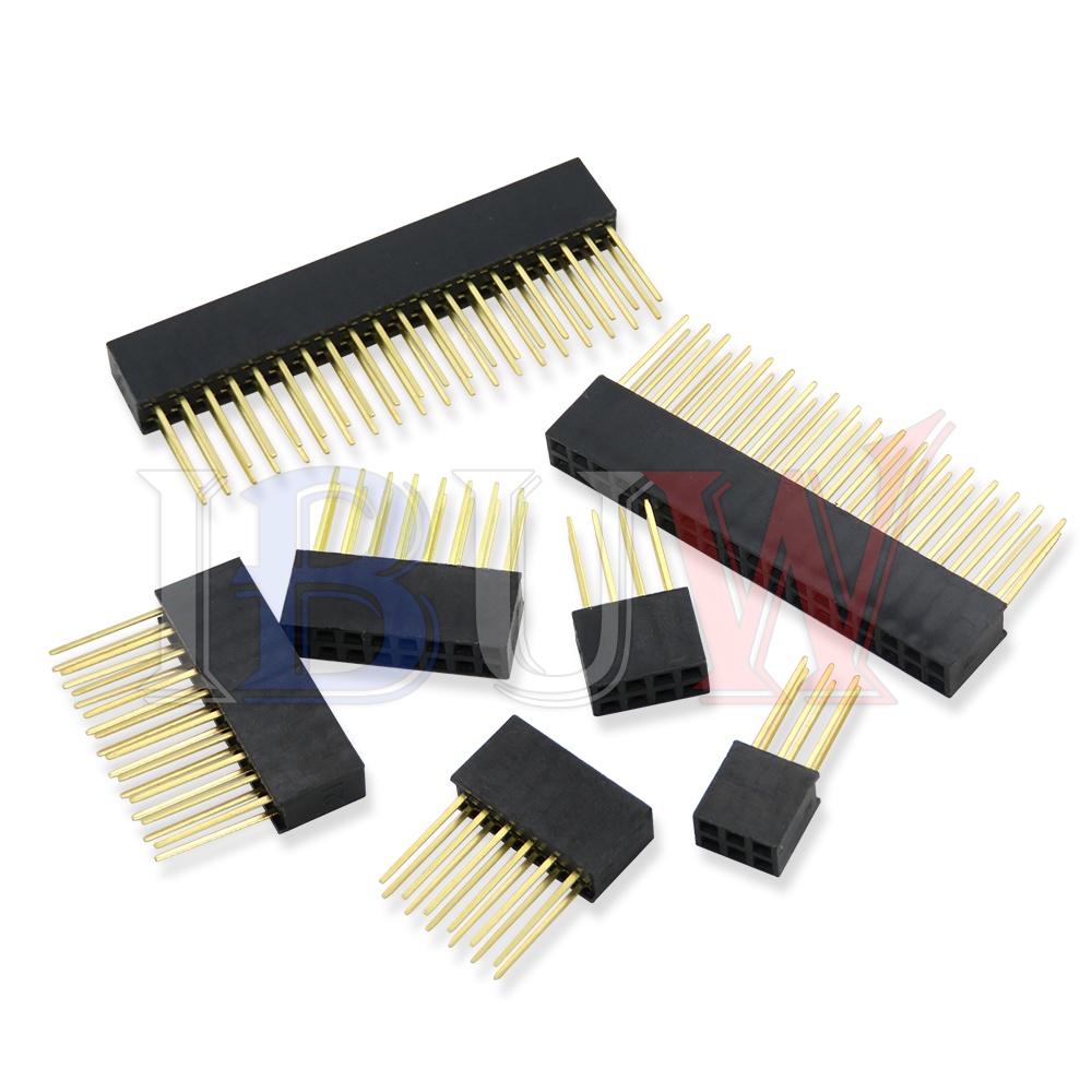 ซ็อกเก็ตเชื่อมต่อ แถวเดียว ตัวเมีย ยาว 2.54 มม. 11 มม. PCB 2~20PIN สําหรับ Arduino Raspberry Pi 5-10 ชิ้น