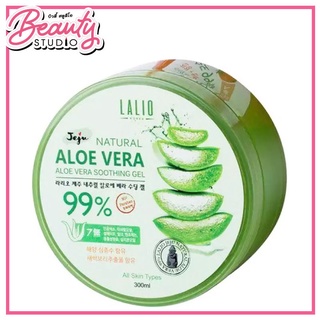 (แท้100%) Lalio Jeju Natural Aloe Vera 99% Soothing Gel เจลว่านหางกระปุก 300ml