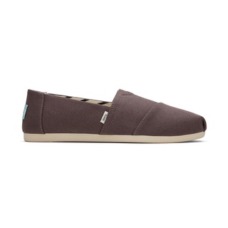 TOMS รองเท้าลำลองผู้หญิง แบบสลิปออน (Slip on) รุ่น Alpargata Seasonal Ash Recycled Cotton Canvas (C) รองเท้าลิขสิทธิ์แท้