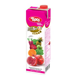 ทิปโก้ โปรไฟเบอร์ สูตร ทับทิม 1ลิตร Tipco Pro Fiber Formula Ruby 1 liter เครื่องดื่ม น้ำผลไม้