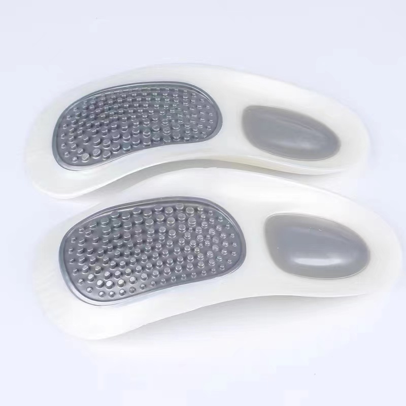 1 คู่ปฏิบัติทนทานเท้าแบนเคาะเข่า Plantar Orthotics แทรก Breathable Arch สนับสนุน Insoles 8 แผ่นแก้ไข