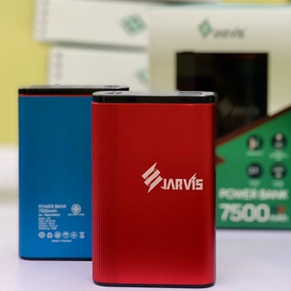 Power Bank พาวเวอร์แบงค์  Javis รุ่น J75 7500 mAh แบตสำรอง 2.1 A มี มอก. ขนาด พกพาสะดวก ฟรี สายชาร์จ Micro