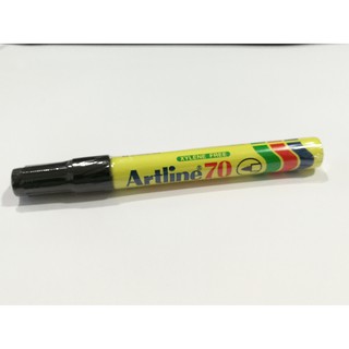 ปากกามาร์คเกอร์ ARTLINE Marker EK-70 หมึกกันน้ำ หัวปากกาขนาด 1.5 มม.หัวกลม(เติมหมึกได้)