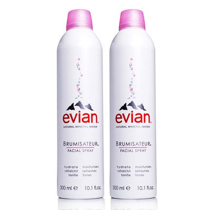 (แพ็ค 2 ขวด) สเปรย์น้ำแร่เอเวียง - Evian facial spray 50 ml.