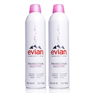 (แพ็ค 2 ขวด) สเปรย์น้ำแร่เอเวียง - Evian facial spray 50 ml.