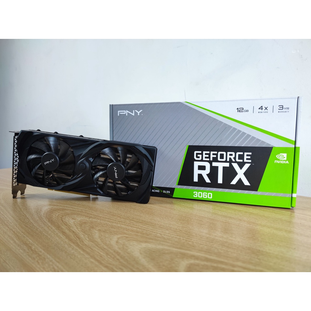 VGA PNY GEFORCE RTX 3060 UPRISING DUAL FAN - 12GB GDDR6 REV.2.0 LHR ...