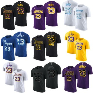 Tshirt T-shirt Top Clothes Nike Nba Gametime Los Angeles Lakers 23 James Lebron Basketball Sports aHJ0