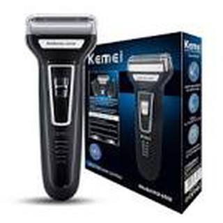 KEMEI KM-6558 เครื่องโกนหนวดไฟฟ้าสีดำ ที่โกนหนวดไร้สาย มีดโกนหนวดไฟฟ้า BLACK Multi-functional 3in1