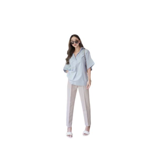 Bemingpants019 - กางเกงเอวสูงทรงกระบอกเล็ก (New color)