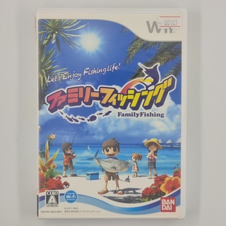 [00105] Family Fishing (JP)(WII)(USED) แผ่นเกมแท้ มือสอง !!