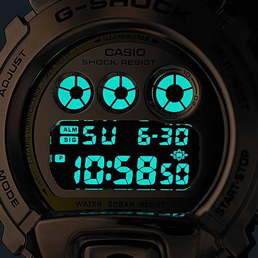 ของแท้ นาฬิกาข้อมือ ​G-shock Metal Face รุ่น GM-6900 ประกัน CMG