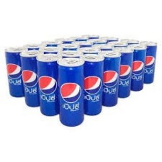 เป๊ปซี่สลิมแคน ยกแพ็ค 24กระป๋อง PEPSI SLIM CAN เครื่องดื่มน้ำอัดลม (สินค้ามีตัวเลือก)