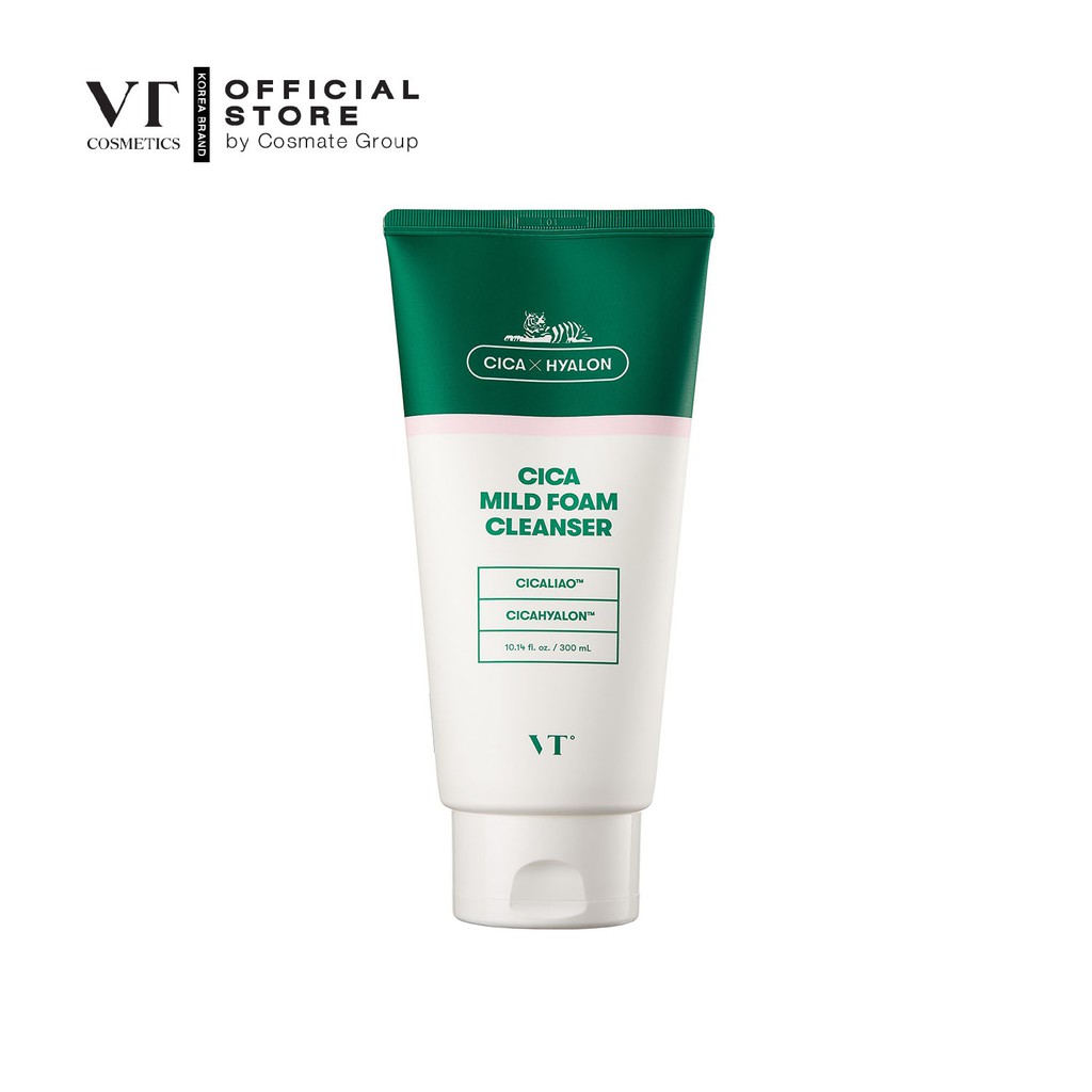 VT CICA MILD FOAM CLEANSER โฟมล้างหน้า การทำความสะอาดอย่างล้ำลึก