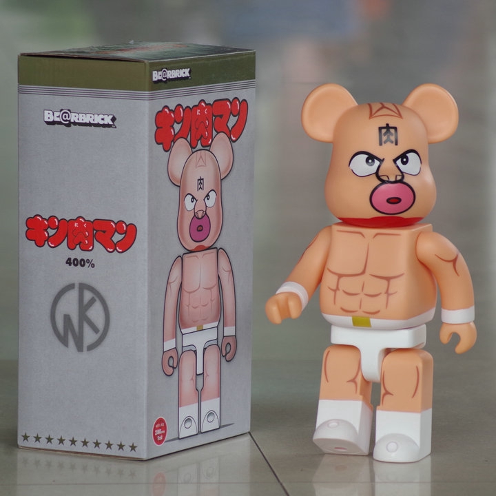 400% bearbrick style new kinnikuman โมเดลตุ๊กตาการ์ตูนญี่ปุ่นของเล่นสําหรับเด็ก