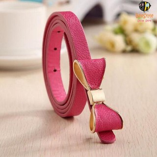 MiStyles  เข็มขัด เข็มขัดผู้หญิง เข็มขัดสตรี คุณภาพสูง Womens Fashion Belt Ceinture BOW No. 2200 - 2207