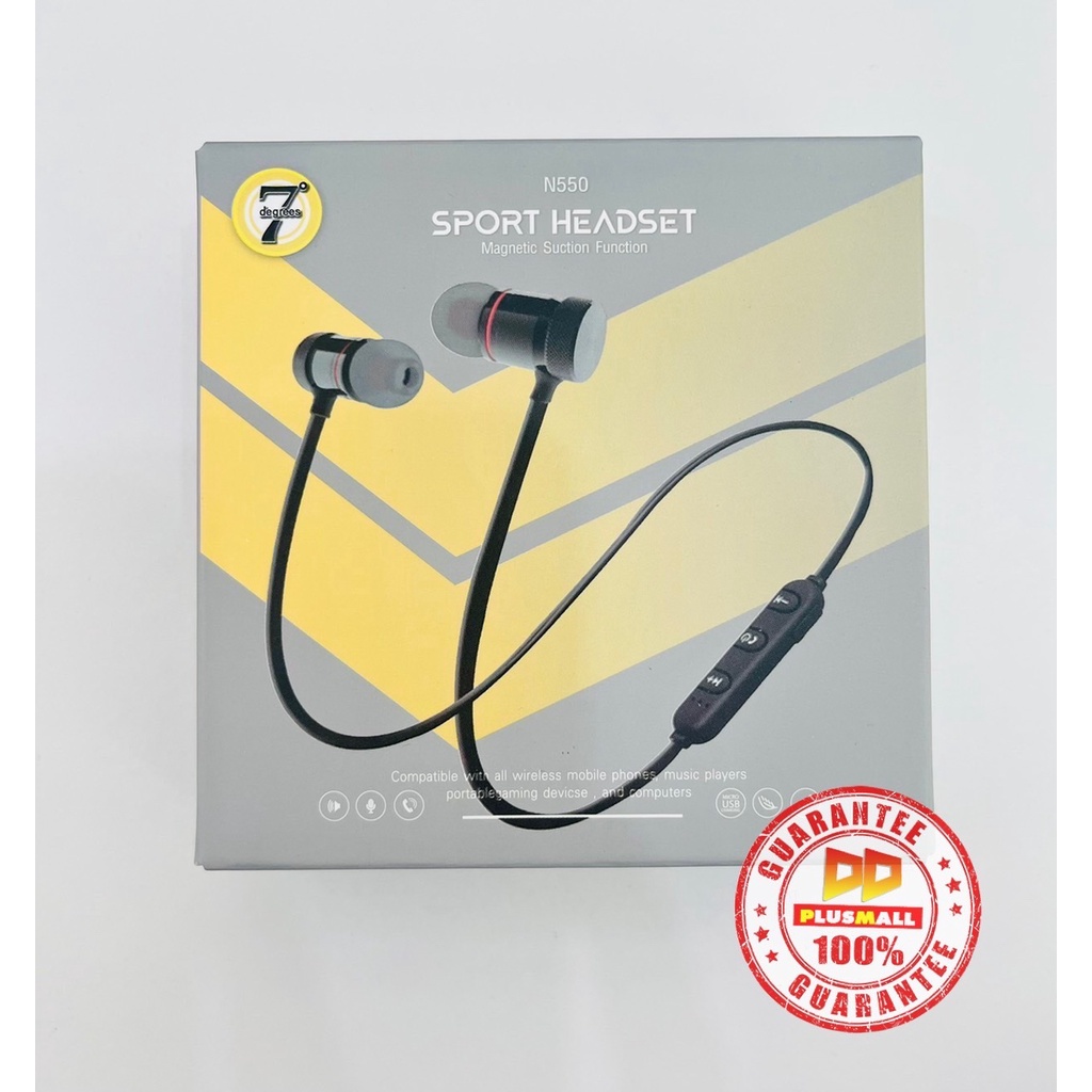🔰พร้อมส่ง🔰  หูฟังบลูทูธ หูฟังสเตอริโอแบบไร้สาย Dedrees Sport Headset  Wireless Earphone N550
