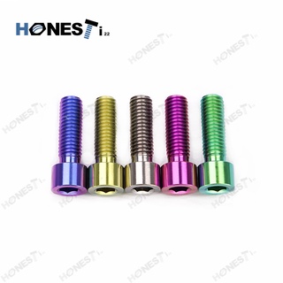 Honesti22 Titanium Alloy Gr5 DIN912 M6X18mm/1.0P Universal Cap Hexagon Socke Screws.