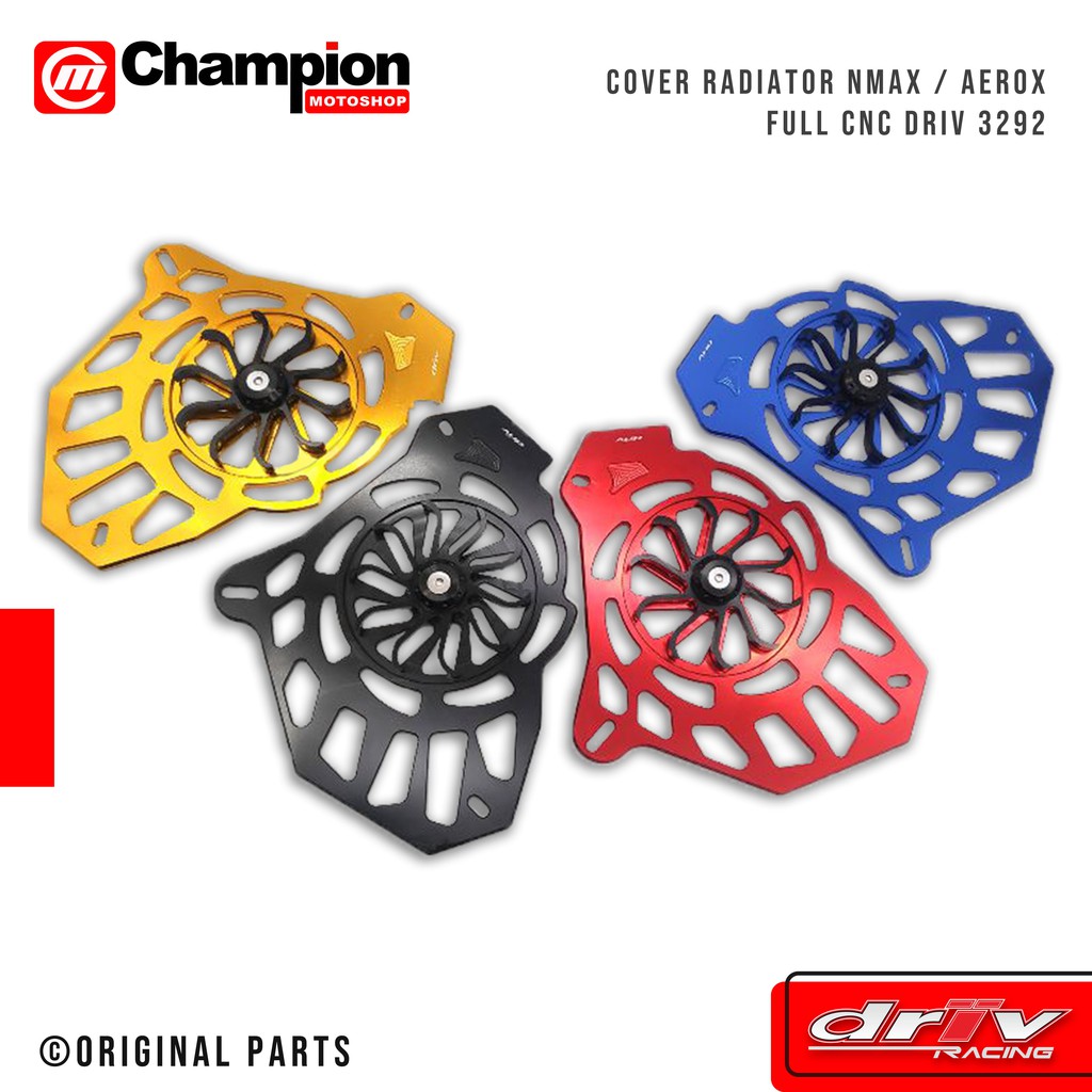 ฝาครอบหม้อน้ําไดรฟ์ Nmax Aerox Full Cnc 3292