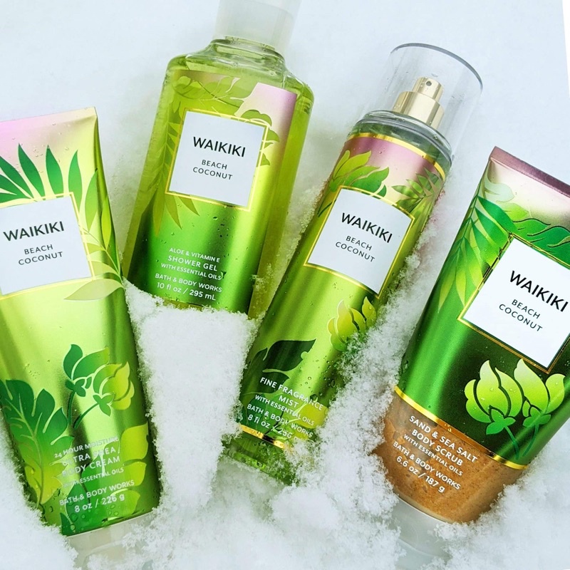 (แท้) Bath&Body Works WAIKIKI BEACH COCONUT collection