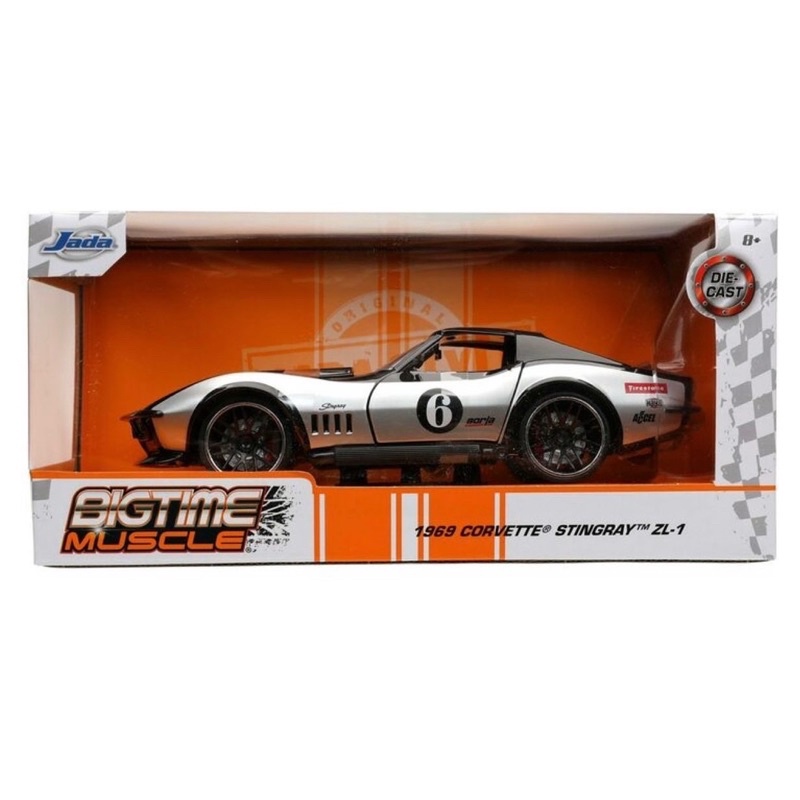 โมเดลรถ 1/24 1969 Corvette Stingray ZL-1 [JADA] *กล่องไม่ตรงปก*