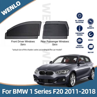 ม่านบังแดดแม่เหล็ก ฉนวนกันความร้อน 100% สําหรับ BMW Series 1 F20 2011-2018