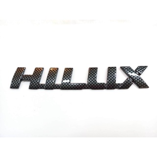 B.S.D โลโก้  ท้าย HILUX ( REVO ) ลาย เคฟล่า 21.5×3.5cm