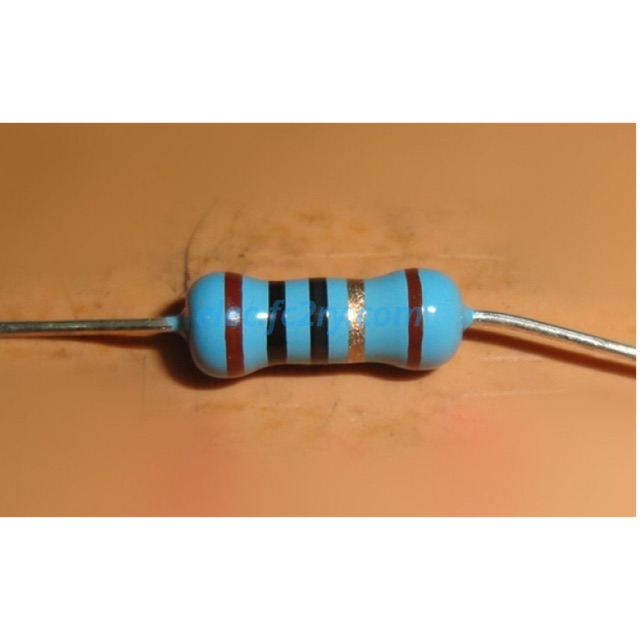 Resistors R 10โอม 0.5w 1/2w 1% 10ชิ้น ใช้ใน เครื่องขยายเสียง แอมป์รถยนต์