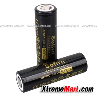 แบตเตอรี่ชาร์จ Sofirn 21700 5000mAh 15A 3.7 V Li-ion Rechargeable Battery(ก้อนละ)