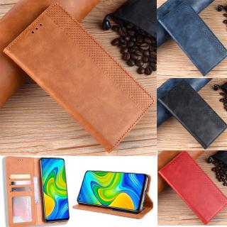 xiaomi redmi note 9 เคสกระเป๋าสตางค์หนัง pu หรูหรา