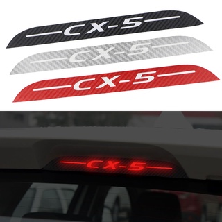 สติกเกอร์คาร์บอนไฟเบอร์ สําหรับติดตกแต่งไฟเบรกรถยนต์ Mazda CX-5 CX 5 CX5 2012-2016