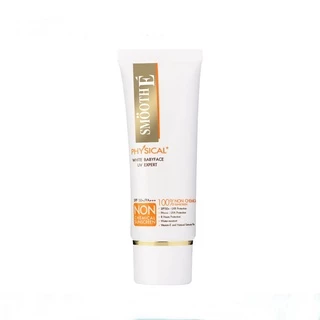 Smooth E Physical White Babyface 40g. (Beige) SPF50+ PA+++ UVExpert ครีมกันแดด สูตรอ่อนโยน ปกป้องผิวยาวนาน 8 ชม. สีเบจ