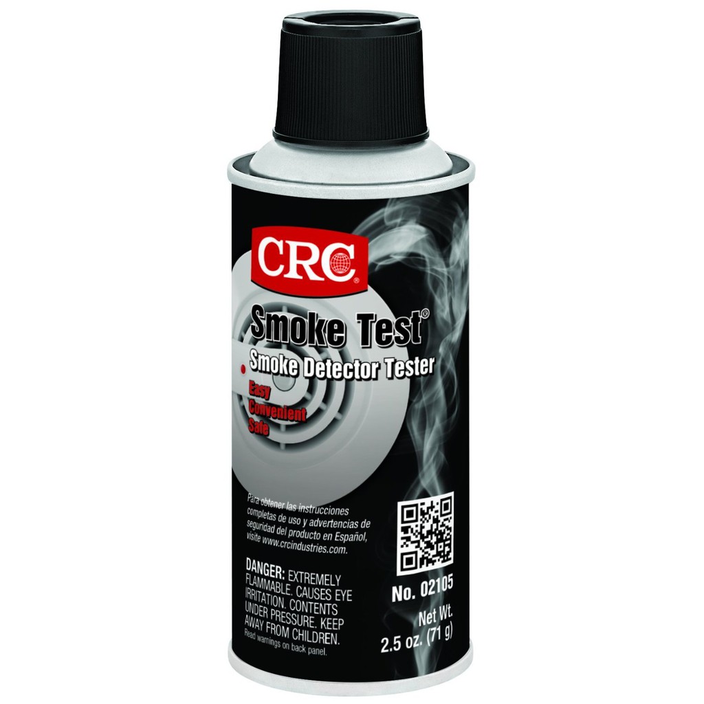 CRC Smoke Test Brand Liquid Smoke Detector Tester สเปรย์ควันทดสอบ, 2.5 oz